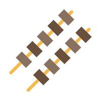 BBQ Stick Vector Flat Icon For Personal And Commercial Use.