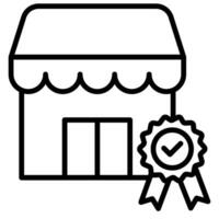 Market Validation Icon line vector illustration