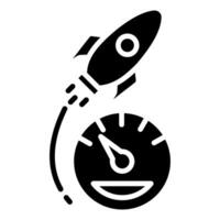 Startup Accelerator Icon line vector illustration