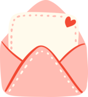 mignonne l'amour lettre Valentin illustration png