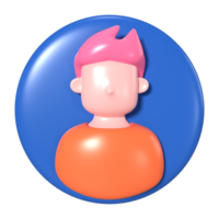 Account 3D Illustration Icon png