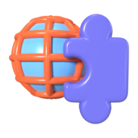 extensión 3d ilustración icono png