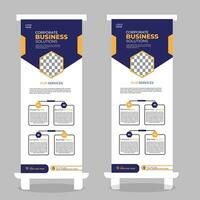 Rollup Banner Template vector