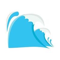 sea wave illustration vector