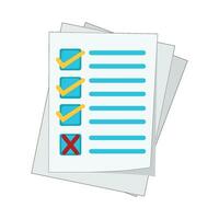 task list illustration vector