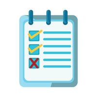 task list illustration vector