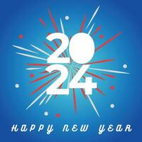 Happy New Year 2024 vector