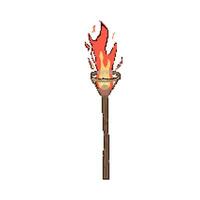 torch fire illustration vector