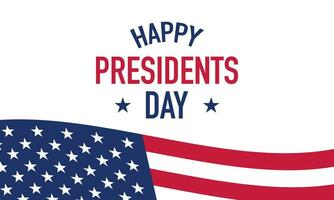 Presidents Day Background Design. vector