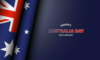 Australia Day Background Design. vector