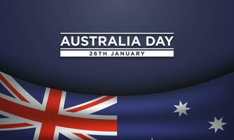 Australia Day Background Design. vector