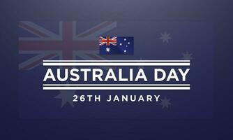 Australia Day Background Design. vector