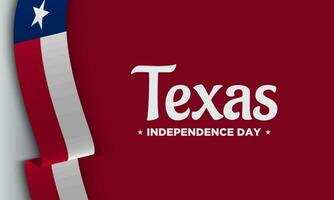 Texas Independence Day Background Design. vector