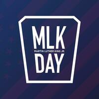 MLK Day Background Design. vector