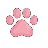 illustration of paw vector