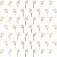 Botanical pattern design. Nature textile concept vector