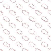 Botanical pattern design. Nature textile concept vector