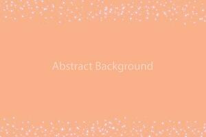 Abstract glowing background with copy space. 2024 color Peach Fuzz. Vibrant shiny peachy horizontal rectangular web banner. Vector gradient illustration