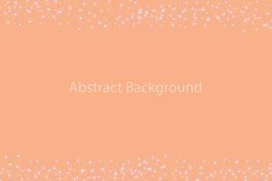 Abstract glowing background with copy space. 2024 color Peach Fuzz. Vibrant shiny peachy horizontal rectangular web banner. Vector gradient illustration