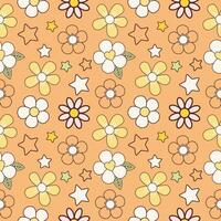 Floral seamless Vector illustration pattern background. Design for use all over fabric print wrapping paper decorative backdrop and others