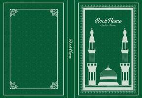 Islamic book cover vector design