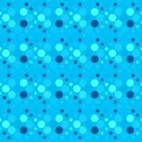 Geometrical seamless dot pattern background design - abstract cyan vector graphic