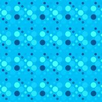 Geometrical seamless dot pattern background design - abstract cyan vector graphic