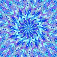 Geometrical hypnotic dynamic round mosaic pattern background vector