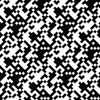 Diagonal abstract seamless monochrome geometrical pattern background - repeating vector graphic design