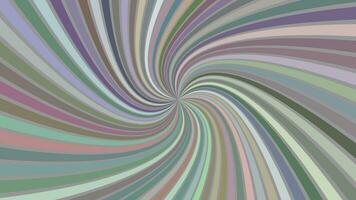 Multicolored hypnotic abstract spiral background vector