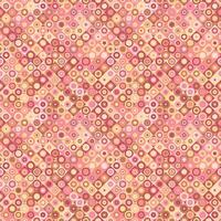 Square and circle pattern background - abstract seamless vector design