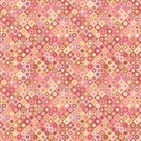 Square and circle pattern background - abstract seamless vector design