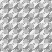 Seamless geometrical circle pattern design background vector