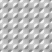 Seamless geometrical circle pattern design background vector