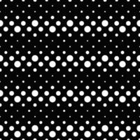 Abstract black and white circle pattern background design vector