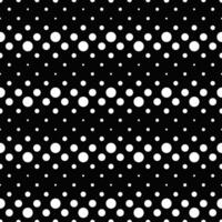 Abstract black and white circle pattern background design vector