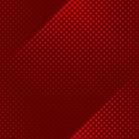 Red seamless halftone circle pattern background design - abstract repeating vector graphic