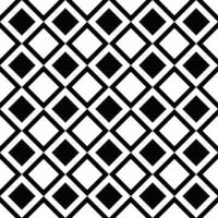 Diagonal square pattern background - black and white abstract vector design from squares