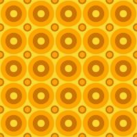 Seamless abstract circle pattern background design - colored vector graphic