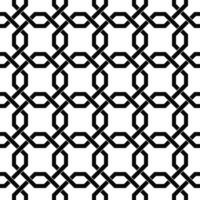 Monochromatic seamless trellis pattern design vector