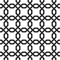 Monochromatic seamless trellis pattern design vector