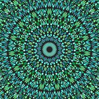 oriental dinámica geométrico flor ornamento mandala antecedentes - psicodélico resumen vistoso vector ilustración desde curvo formas