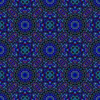 Oriental bohemian seamless window glass petal pattern background vector