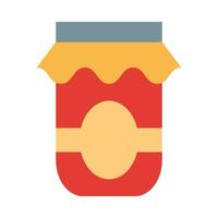 Jam Jar Vector Flat Icon For Personal And Commercial Use.