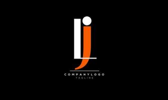 Alphabet letters Initials Monogram logo LJ,LJ  INITIAL,LJ  letter vector