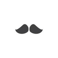 mustache icon. sign for mobile concept and web design. outline vector icon. symbol, logo illustration. vector graphics.