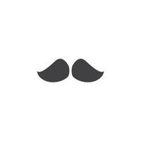 mustache icon. sign for mobile concept and web design. outline vector icon. symbol, logo illustration. vector graphics.