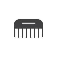 comb icon. sign for mobile concept and web design. outline vector icon. symbol, logo illustration. vector graphics.