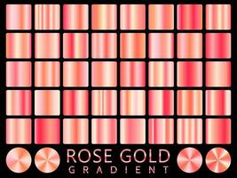 Rose Gold background texture vector icon seamless pattern. Light, realistic, elegant, shiny, metallic and rose gold gradient illustration. Mesh vector. Design for frame, ribbon, coin, abstract