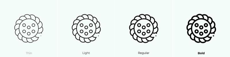 passover icon. Thin, Light, Regular And Bold style design isolated on white background vector